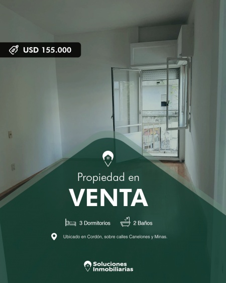 Apartamento en Venta en Cordón, Montevideo