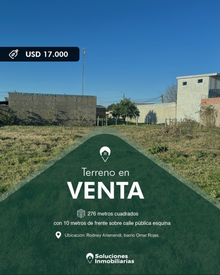 Terreno en Venta en Río Branco, Cerro Largo