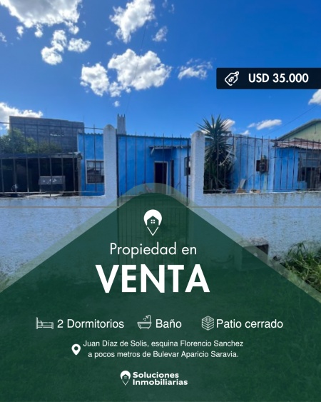 Casa en Venta en Río Branco, Cerro Largo