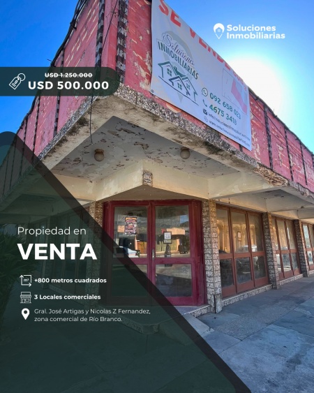 Local Comercial en Venta en Río Branco, Cerro Largo