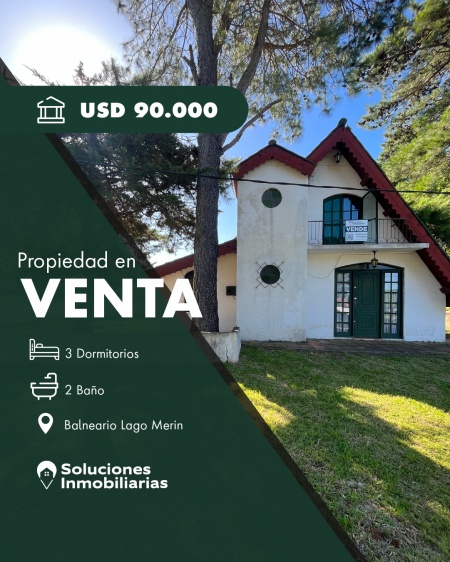 Casa en Venta en Lago Merín, Cerro Largo