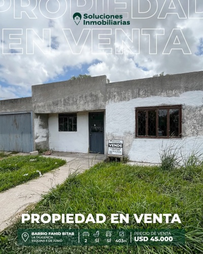 Casa en Venta en FAHID BITAR, Río Branco, Cerro Largo