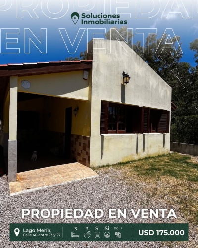 Casa en Venta en CALLE 44 ENTRE 31 Y 27, Lago Merín, Cerro Largo