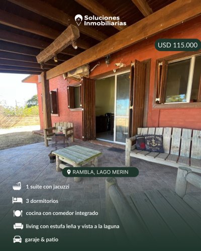 Casa en Venta en Lago Merín, Cerro Largo