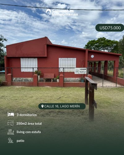 Casa en Venta en Lago Merín, Cerro Largo