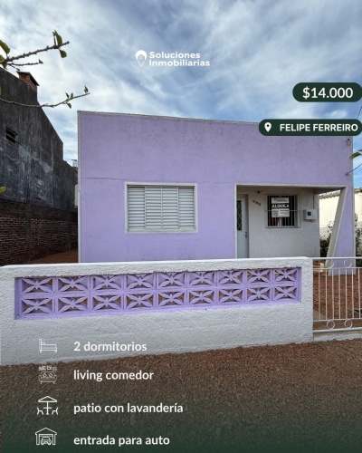 Casa en Alquiler en Centro, Río Branco, Cerro Largo