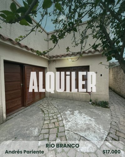 Casas en Alquiler en Andres Pariente, Río Branco, Cerro Largo