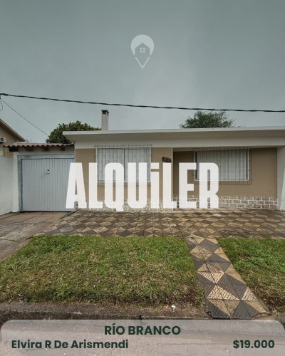Casas en Alquiler en Elvira R. de Arismendi, Río Branco, Cerro Largo