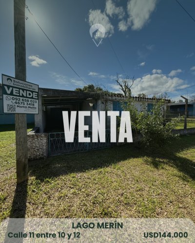 Casas en Venta en calle 11 , entre 10 y 12, Lago Merín, Cerro Largo