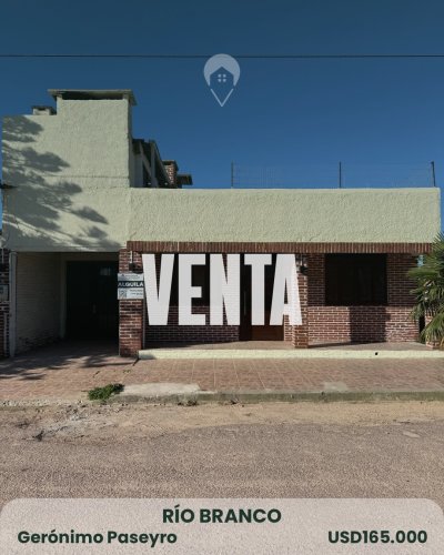 Casas en Venta en Geronimo Paseyro, Río Branco, Cerro Largo
