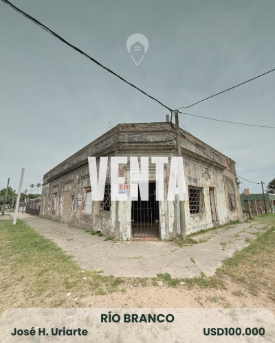 Casa en Venta en Jose H. Uriarte y Felipe Ferreiro, Río Branco, Cerro Largo