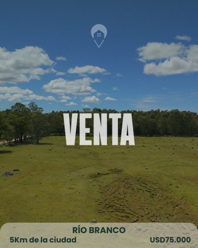 Campos y Chacras en Venta en Cerro Largo, Río Branco, Cerro Largo