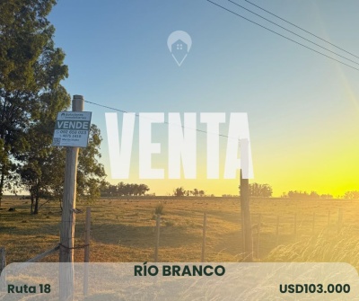 Chacra en Venta en Ruta 18, Río Branco, Cerro Largo