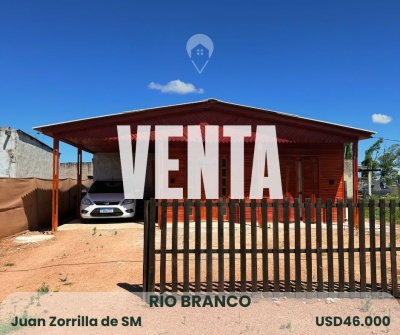 Casa en Venta en Juan Zorrilla de San Martin, Río Branco, Cerro Largo
