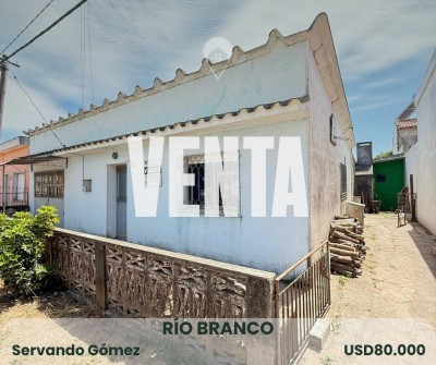 Casas en Venta en Servando Gómez, Río Branco, Cerro Largo