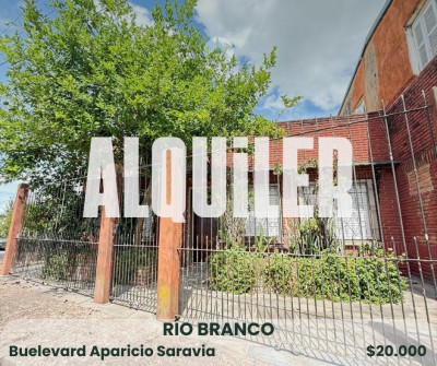 Casas en Alquiler en BULEVAR APARICIO SARAVIA, Río Branco, Cerro Largo
