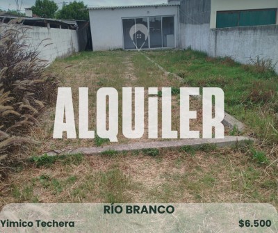 Monoambiente en Alquiler en YIMICO TECHERA, Río Branco, Cerro Largo