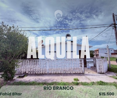 Casas en Alquiler en FAHID BITAR, Río Branco, Cerro Largo