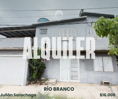 Casa en Alquiler en OMAR ROJAS, Río Branco, Cerro Largo