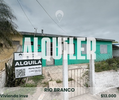 Casa en Alquiler en Vivienda Inve, Río Branco, Cerro Largo