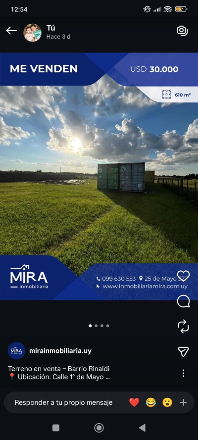 Terrenos en Venta en Rinaldi, Tacuarembó, Tacuarembó