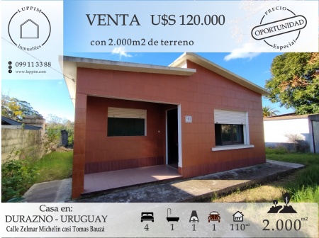 Casas en Venta en Barrio Hipódromo, Durazno , Durazno