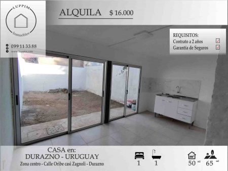 Casas en Alquiler en Centro, Durazno , Durazno