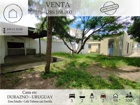 Casa en Venta en Estadio, Durazno , Durazno