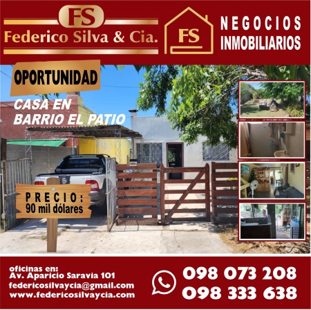 Casas en Venta en Barrio El Patio, Tacuarembó, Tacuarembó