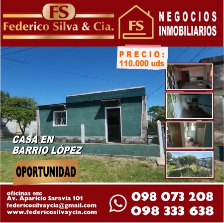 Casas en Venta en Barrio Lopez, Tacuarembó, Tacuarembó