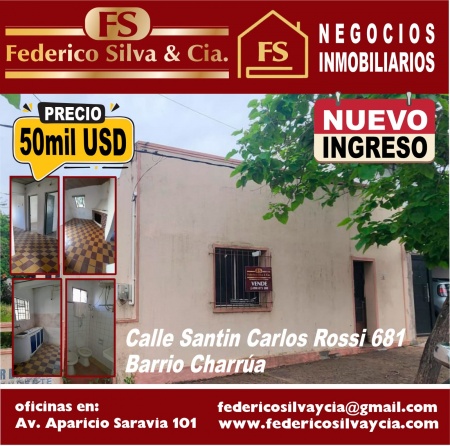 Casa en Venta en Barrio Charrua, Paso de los Toros, Tacuarembó