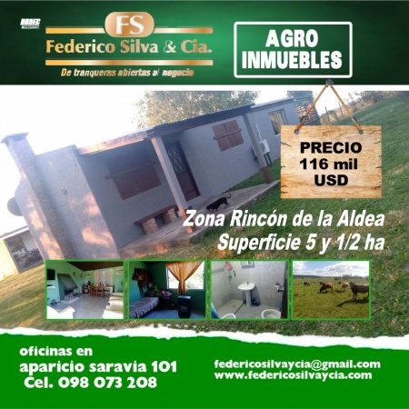 Campo / Chacra en Venta en RincÓn de la Aldea, Tacuarembó