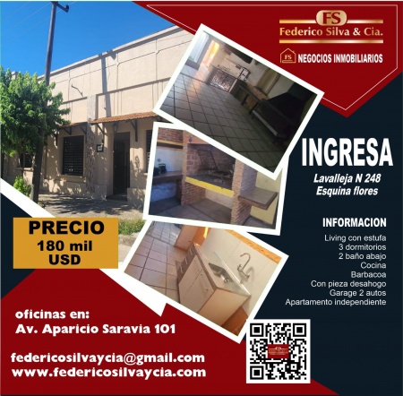 Casas en Venta en Centro, Tacuarembó