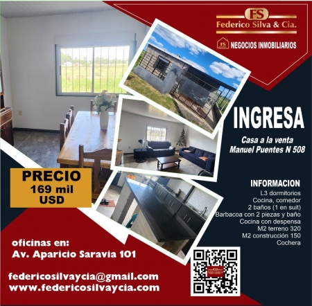 Casa en Venta en Tacuarembó, Tacuarembó