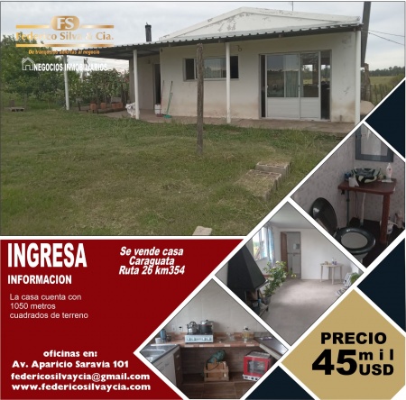 Terrenos en Venta en Caraguata, Tacuarembó