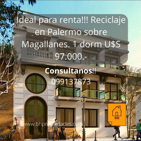 Apartamento en Venta en Palermo, Montevideo