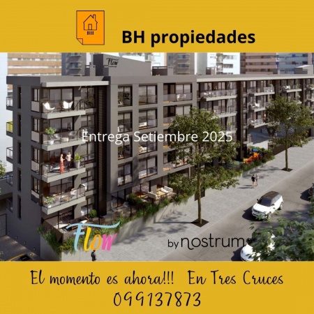 Apartamentos en Venta en Tres Cruces, Montevideo