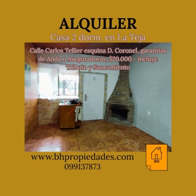 Casas en Alquiler en La Teja, Montevideo