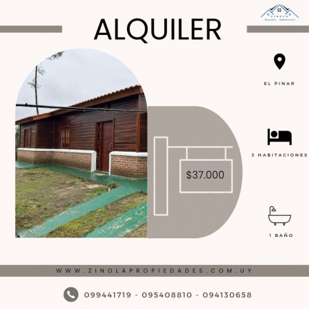 Casa en Alquiler en El Pinar, Ciudad de la Costa, Canelones