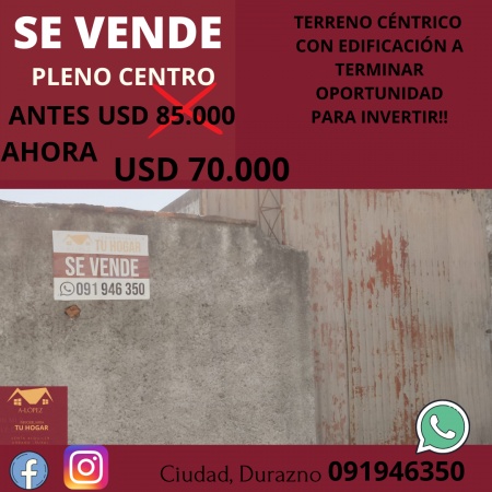 Casa en Venta en CENTRO, Durazno , Durazno