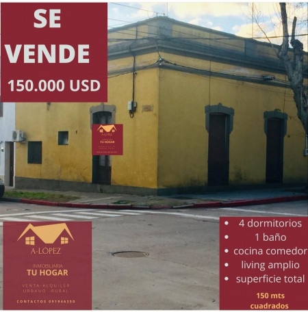 Casa en Venta,  Alquiler en Durazno , Durazno