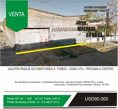 Galpón en Venta en próxima a centro, Salto, Salto