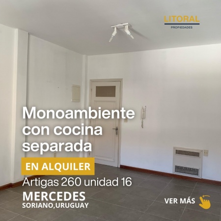 Apartamento en Alquiler en Centro, Mercedes, Soriano