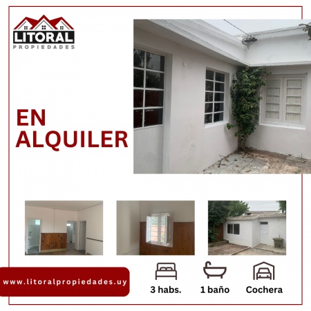 Casas en Alquiler en Plaza Rivera, Mercedes, Soriano