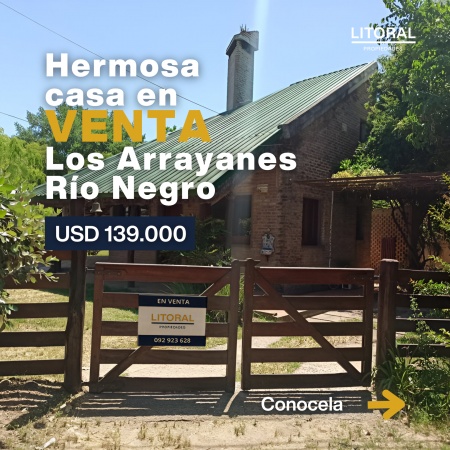 Casas en Venta en Los Arrayanes, Soriano