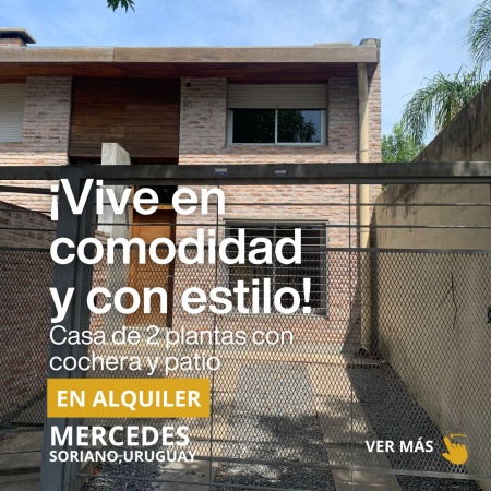 Casas en Alquiler en Oeste, Mercedes, Soriano