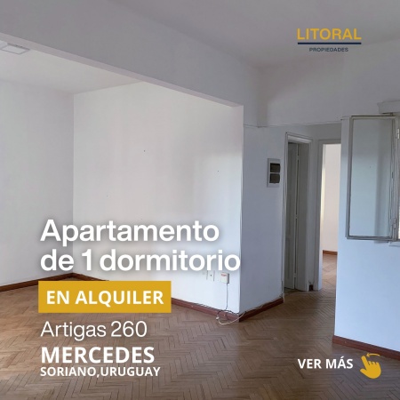 Apartamento en Alquiler en Centro, Mercedes, Soriano
