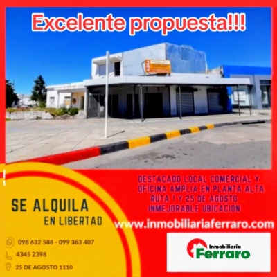 Locales comerciales en Alquiler en CENTRO, Libertad, San José