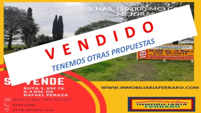 Campo en Venta en CONAPROLE, Rafael Perazza, San José