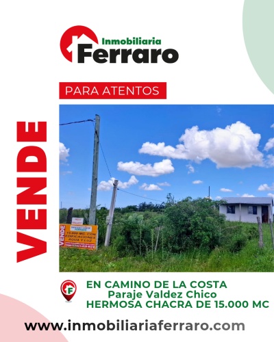 Campo / Chacra en Venta en VALDEZ CHICO, Libertad, San José